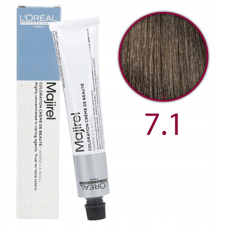 Farba do włosów - L'Oreal Majirel 50ml 7.1