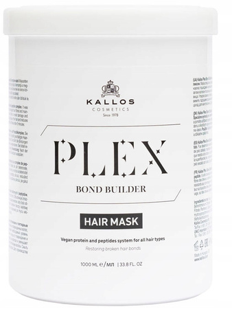 Maska do włosów - Kallos Plex Bond Builder 1000ml