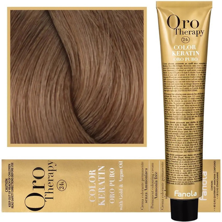 Fanola Oro Therapy Farba 8.14 Beżowo-Popielaty Jasny Blond