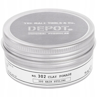 Pomada do włosów - Depot NO. 302 Clay Pomade 75ml - kremowa z glinką