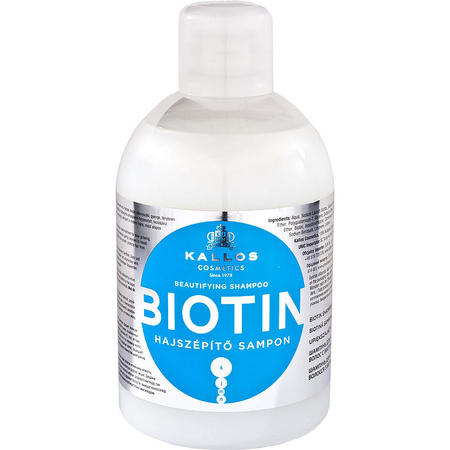 Szampon do włosów - Kallos Biotin Beautifying 1000ml