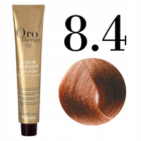 Fanola Oro Therapy Farba 8.4 Miedziany Jasny Blond - Żywe Odcienie