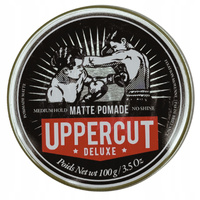 UPPERCUT DELUXE MATTE POMADE 100G PASTA POMADA DO WŁOSÓW DLA MĘŻCZYZN