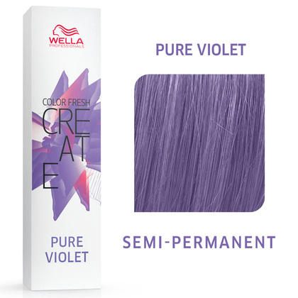 Pastelowa farba do włosów - Wella Color Fresh Pure Violet 60ml