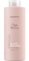 Szampon do włosów - Wella INVIGO Recharge 1000ml Zimny Blond