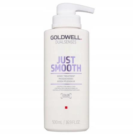 60-sekundowa kuracja do włosów Goldwell DLS Just Smooth 500ml Wygładzająca