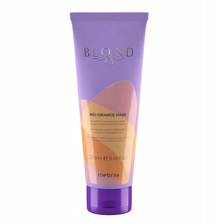 Maseczka do włosów - Inebrya Blondesse No-Orange Maska 250ml