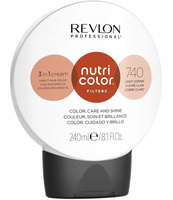 Odżywka koloryzująca - Revlon Nutri Color 740 Light Copper Maska 240ml