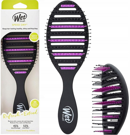 Wet Brush Speed Dry Anti-Frizz Szczotka węglowa do szybkiego suszenia