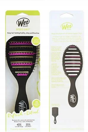 Wet Brush Speed Dry Anti-Frizz Szczotka węglowa do szybkiego suszenia