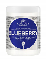 Maseczka do włosów - Kallos Blueberry Revitalizing Mask 1000ml