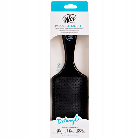 Szczotka do włosów - Wet Brush Paddle Detangler Black