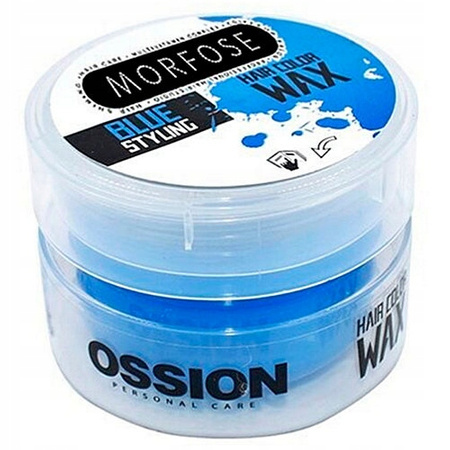 Wosk do włosów - Morfose Colour Wax Blue 100ml