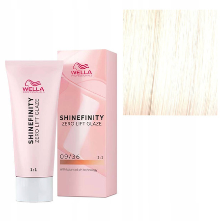 Farba do włosów - Wella Shinefinity 60 ml 09/36 Violet Profesjonalna