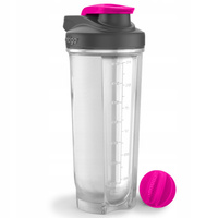 Butelka na wodę - Contigo 45 Water Bottle S&G Fit Neon Pink 820 ml