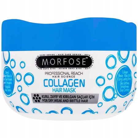 Maska do włosów - Morfose Collagen Blue Maska 500ml