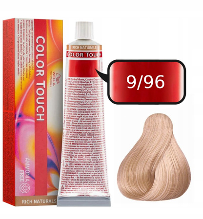 Farba do włosów - Wella Color Touch 60ml 9/96 Bez amoniaku