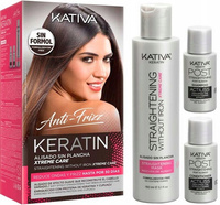 Zestaw do keratynowego prostowania - Kativa Keratin Xtreme Care