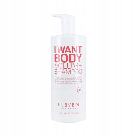 Szampon do włosów cienkich - Eleven Australia I Want Body Volume 960ml