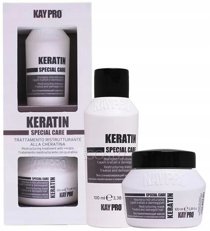 Szampon i Maska do włosów - KayPro Mini Size Keratin 100ml