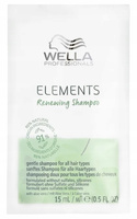 Szampon do włosów - Wella ELEMENTS Renewing 15ml Naturalny