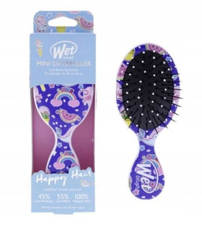 Szczotka do włosów - Wet Brush Mini Happy Hair Fantasy