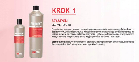 Szampon do włosów - KayPro Frequent 350ml