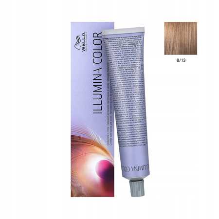 Farba do włosów - Wella Illumina Color 8/13 60ml Profesjonalna