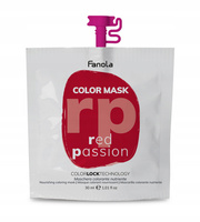 Fanola Color Maska Red 30 ml - Próbka Czerwonego Koloru