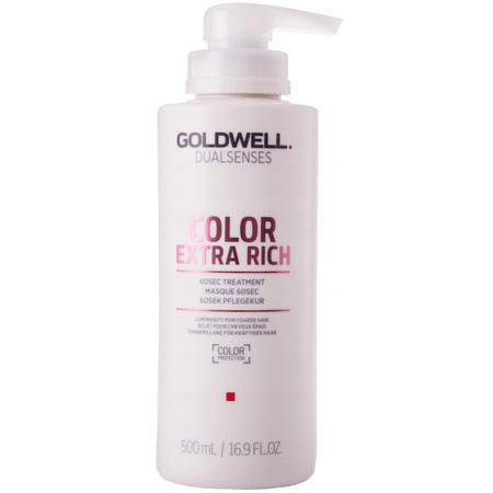 60-sekundowa kuracja do włosów grubych Goldwell DLS Color Extra Rich 500ml