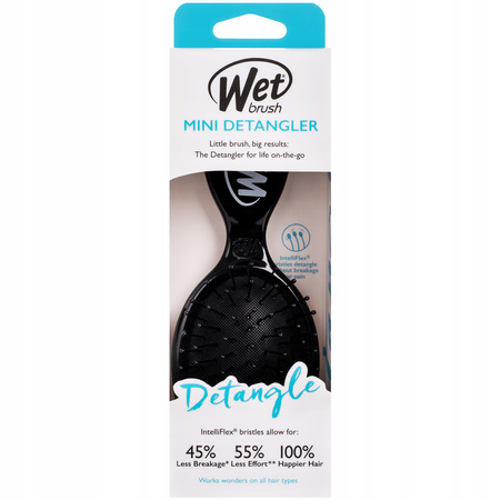 Szczotka do włosów - Wet Brush Mini Detangler Black