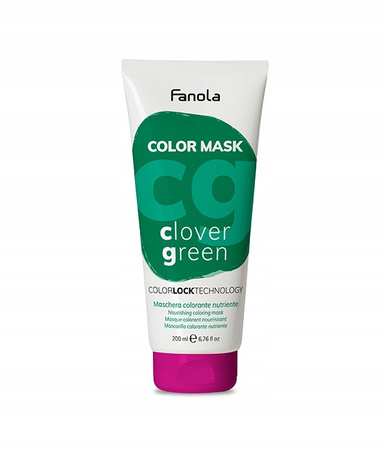 Fanola Color Maska Green 200 ml - Intensywna Zieloność