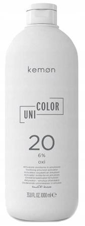 Oxydant w kremie - Kemon Uni Color Oxi 20 Vol 1000ml Aktywator koloryzacji